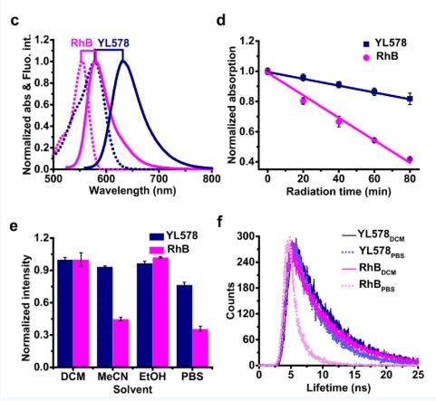 YueLu Dyes (YLs): High-Brightness, Photostable Protein Labeling Dyes for Super-Resolution Imaging