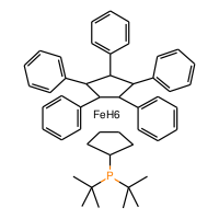1,2,3,4,5-Pentaphenyl-1'-(di-t-butylphosphino)ferrocene, 95% CTC-Q-PHOS