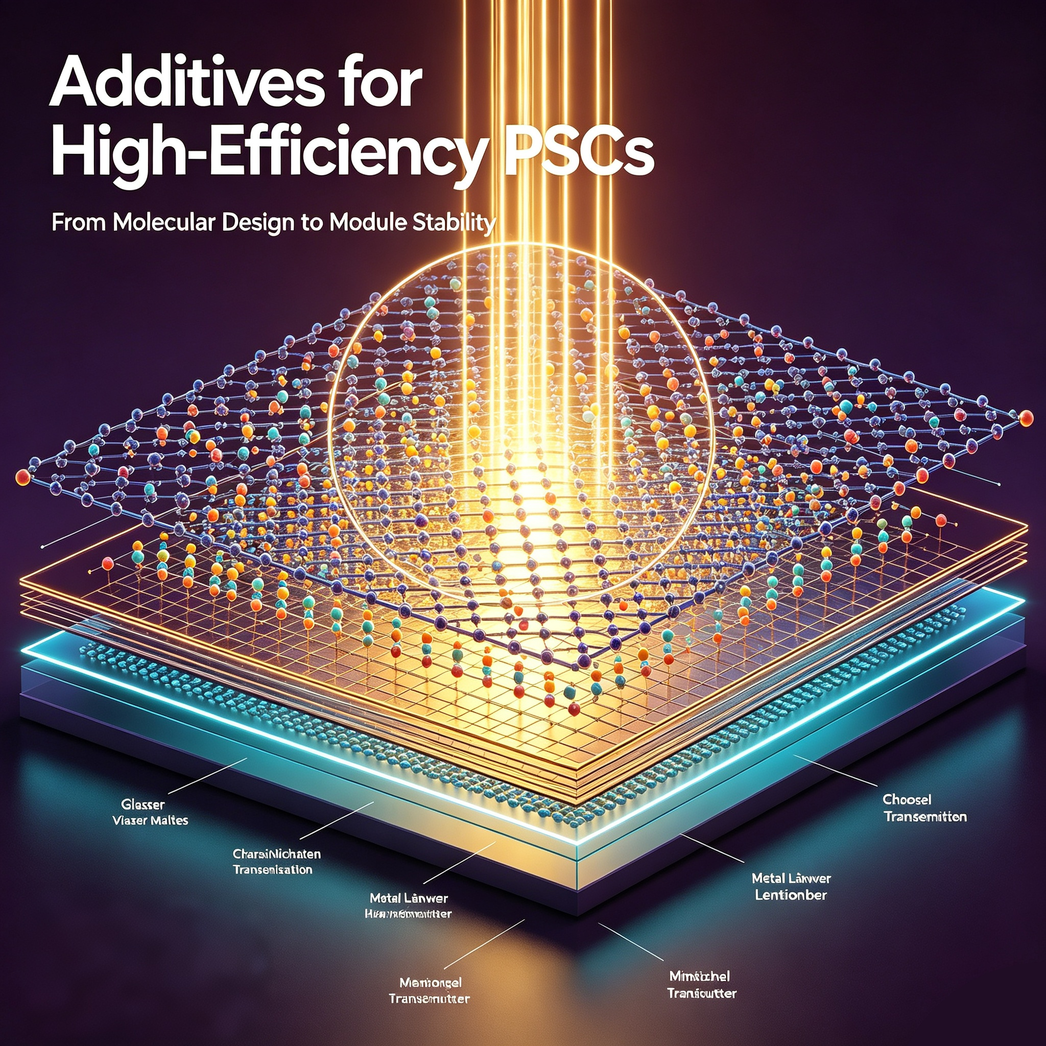 Additives for High-Efficiency PSCs