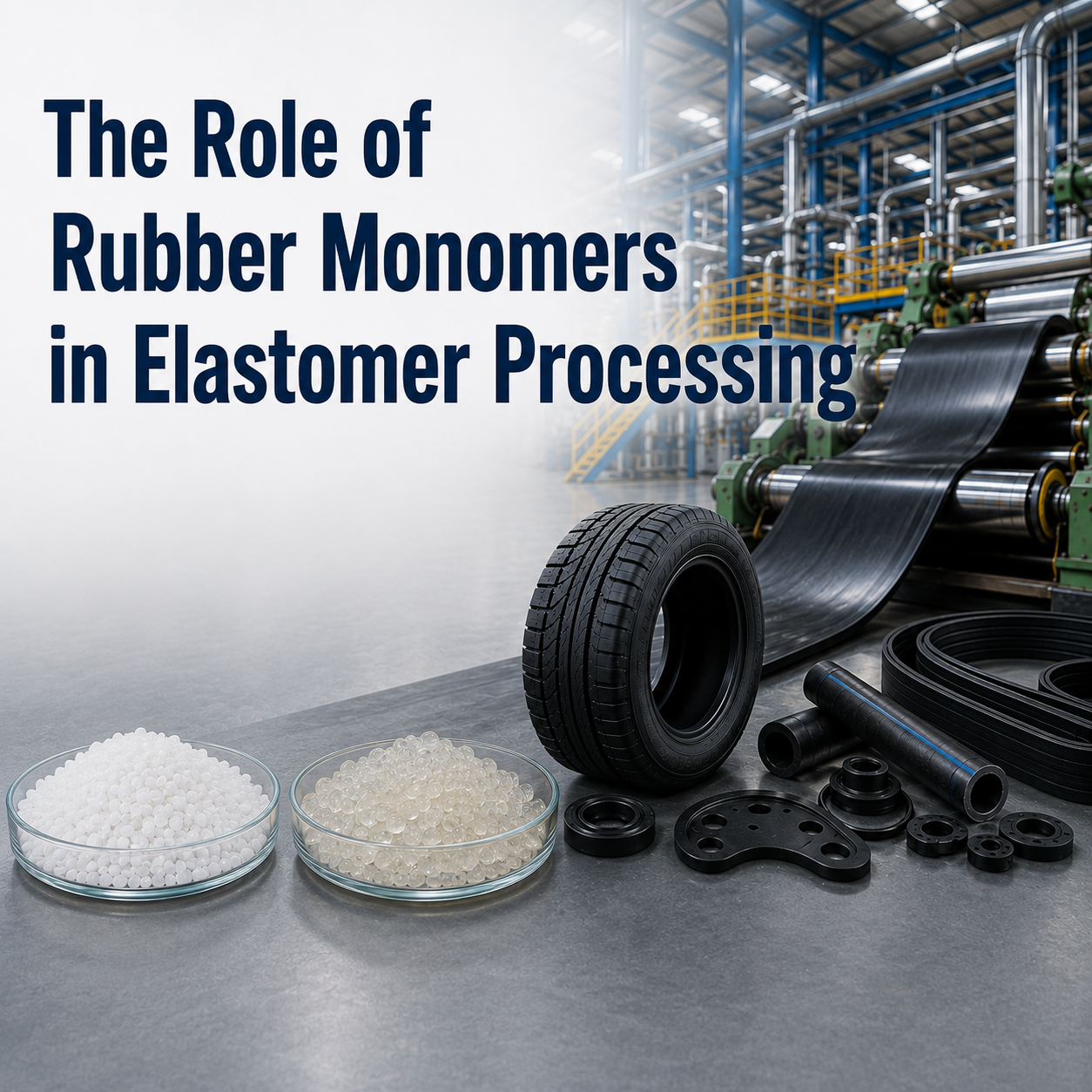 The Role of Rubber Monomers in Elastomer Processing: Applications, Selection Strategies, and Troubleshooting Solutions