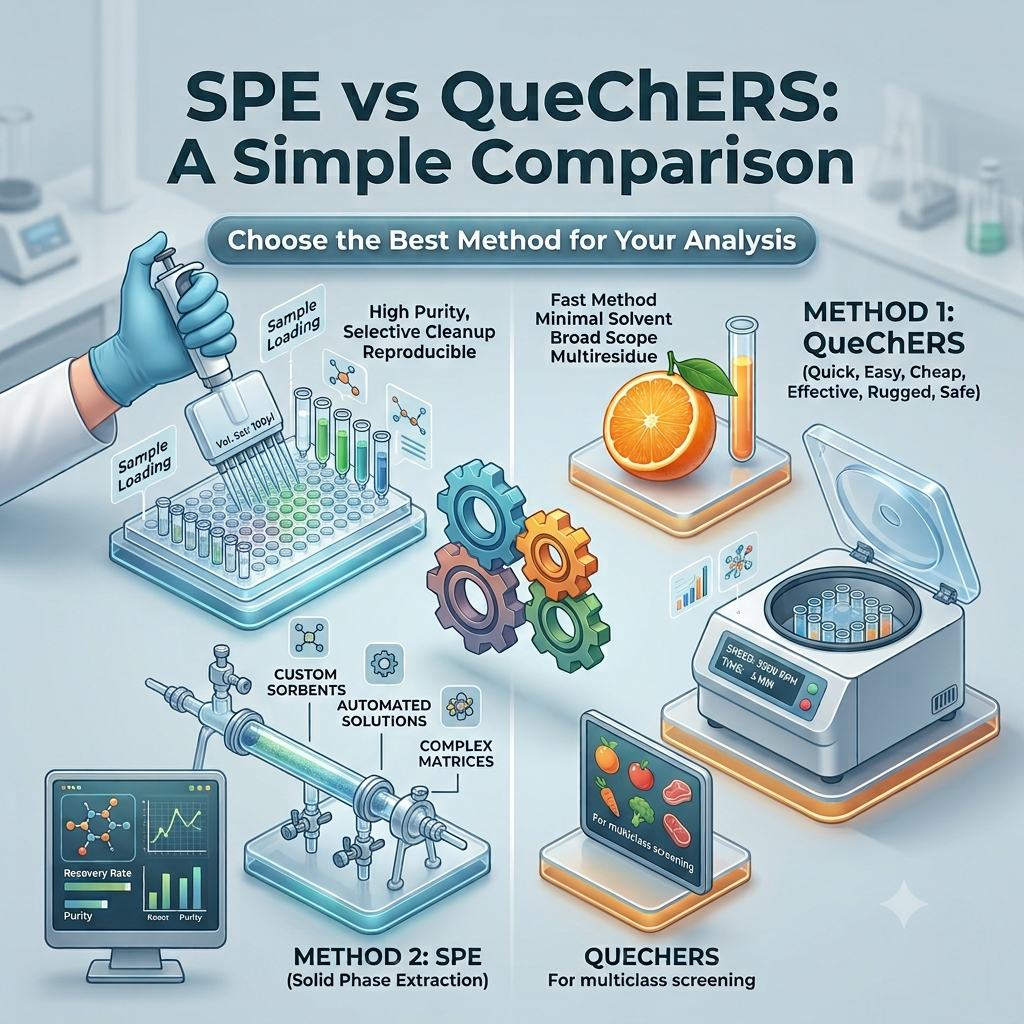 SPE vs QuEChERS: Which Sample Preparation Method Is Right for Your Analysis?