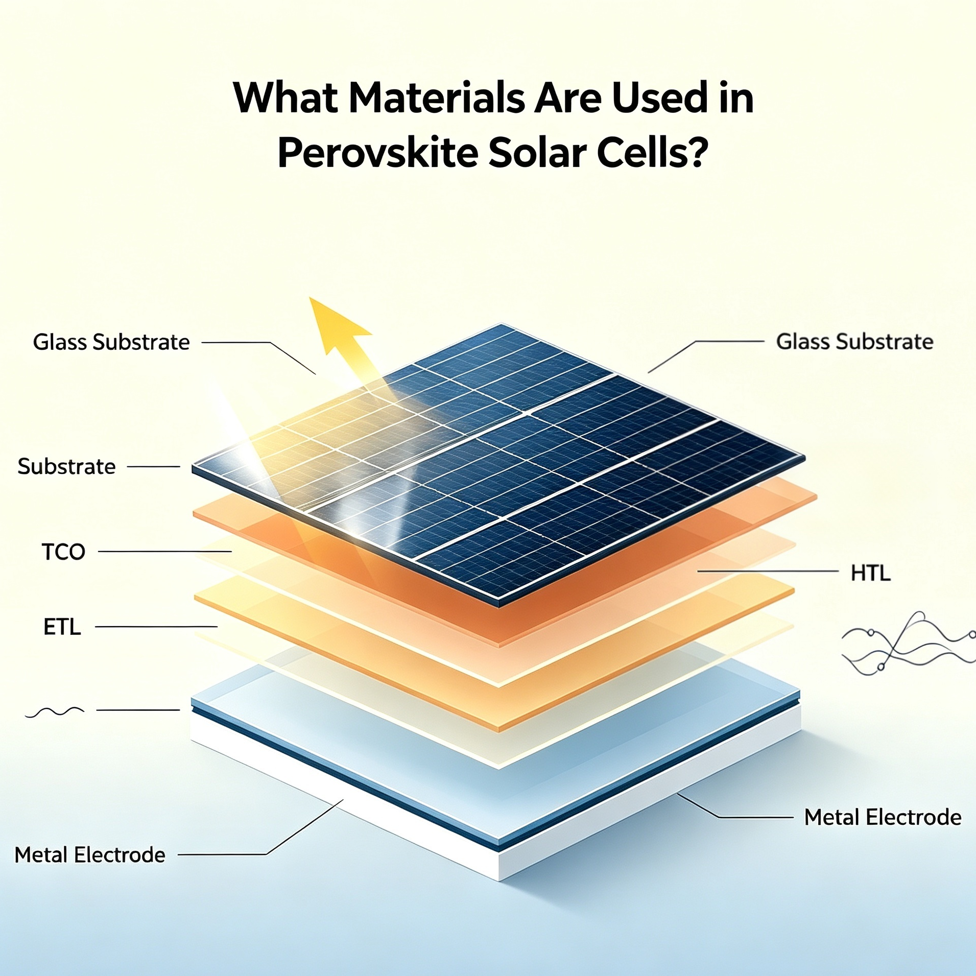 What Materials Are Used in Perovskite Solar Cells?