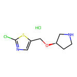(R)-2-Chloro-5-((pyrrolidin-3-yloxy)methyl)thiazole hydrochloride|CS-0708826|1314354-99-8