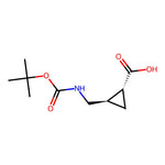 rel-(1R,2R)-2-[[[(1,1-Dimethylethoxy)carbonyl]amino]methyl]cyclopropanecarboxylic acid|CS-0047741|952708-48-4