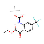Ethyl 2-(2-((tert-butoxycarbonyl)amino)-4-(trifluoromethyl)phenyl)-2-oxoacetate|CS-0513146|159684-36-3