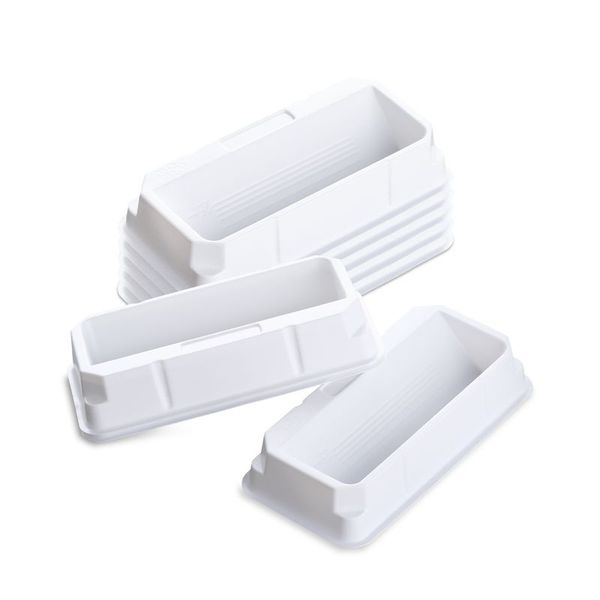 biologix 25ml capacity white polystyrene sterile solution basins.  basins come individually wrapped.  100/case|25-1025