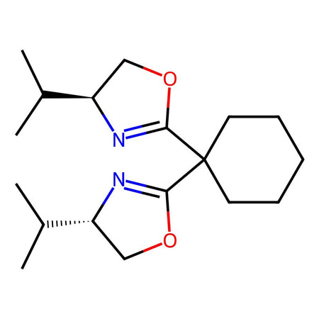 (4S,4'S)-2,2'-Cyclohexylidenebis[4,5-dihydro-4-isopropyloxazole], 97%, ee: 98%|9188734|1373357-00-6