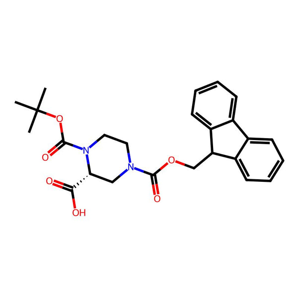 (R)-4-(((9H-Fluoren-9-yl)methoxy)carbonyl)-1-(tert-Butoxycarbonyl)piperazine-2-carboxylicacid|CS-0171786|209593-18-0