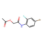 2-((4-Bromo-2-fluorophenyl)amino)-2-oxoethyl acetate|CS-0149004|474806-63-8