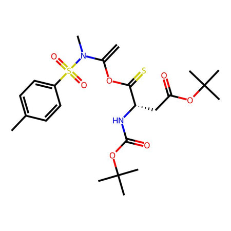 (S)-tert-Butyl3-((tert-butoxycarbonyl)amino)-4-((1-(N,4-dimethylphenylsulfonamido)vinyl)oxy)-4-thioxobutanoate, 98%|9173591|2265955-49-3