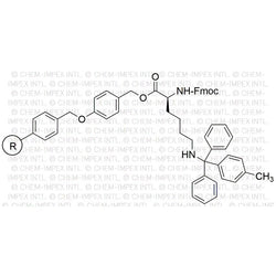 Na-Fmoc-Ne-4-methyltrityl-L-lysine 4-alkoxybenzyl alcohol resin (0.3 - 0.8 meq/g, 200 - 400 mesh)|11357