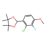 2-(2-Chloro-3-fluoro-4-methoxyphenyl)-4,4,5,5-tetramethyl-1,3,2-dioxaborolane|CS-0644291|1628524-97-9