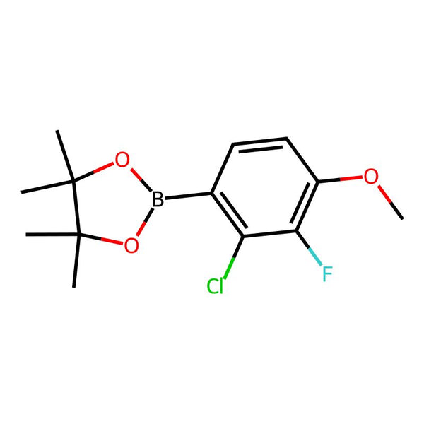 2-(2-Chloro-3-fluoro-4-methoxyphenyl)-4,4,5,5-tetramethyl-1,3,2-dioxaborolane|CS-0644291|1628524-97-9