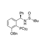 [S(R)]-N-[(R)-[(3-(Benzyloxy)-2-(dicyclohexylphosphino)phenyl)phenylmethyl]-2-methyl-2-propanesulfinamide, 95%|15-8472