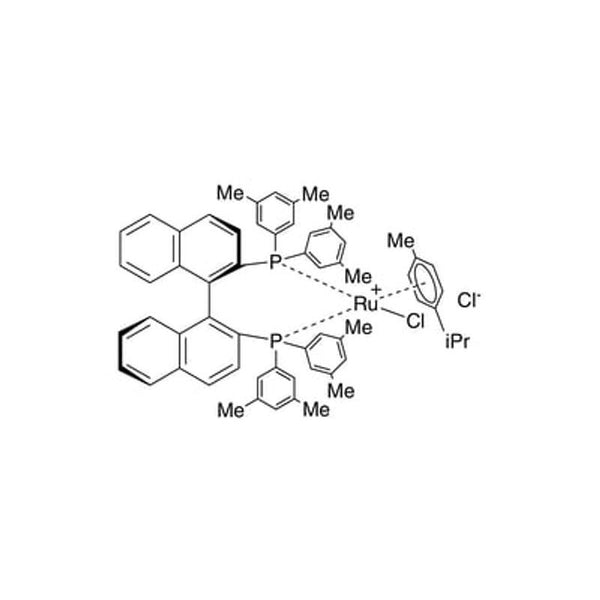 Chloro{(R)-(+)-2,2'-bis[di(3,5-xylyl)phosphino]-1,1'-binaphthyl}(p-cymene)ruthenium(II) chloride [RuCl(p-cymene)((R)-xylbinap}]Cl|44-0092|944451-24-5