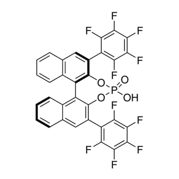 (11bR)-4-Hydroxy-2,6-bis(2,3,4,5,6-pentafluorophenyl)-4-oxide-dinaphtho[2,1-d:1',2'-f][1,3,2]dioxaphosphepin, 98%, (99% ee)|15-1398|1284293-45-3