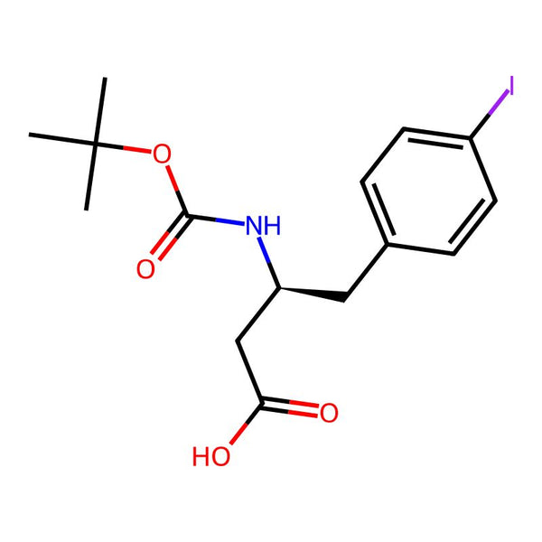 (S)-3-((tert-Butoxycarbonyl)amino)-4-(4-iodophenyl)butanoic acid|CS-0154496|270065-71-9