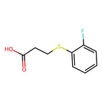 3-[(2-fluorophenyl)sulfanyl]propanoic acid|CS-0235089|21243-09-4