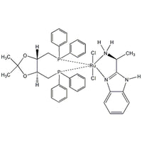 Dichloro[(4S,5S)-(+)-4,5-bis(diphenylphosphinomethyl)-2,2-dimethyl-1,3-dioxolane][(S)-(-)-2-(α;-methylmethanamine)-1H-benzimidazole]ruthenium(II), min. 98%|44-0955|1280730-21-3
