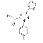 1-(4-Fluorophenyl)-3-(thiophen-2-yl)-1H-pyrazole-5-carboxylic acid|25827|618382-80-2