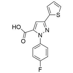 1-(4-Fluorophenyl)-3-(thiophen-2-yl)-1H-pyrazole-5-carboxylic acid|25827|618382-80-2