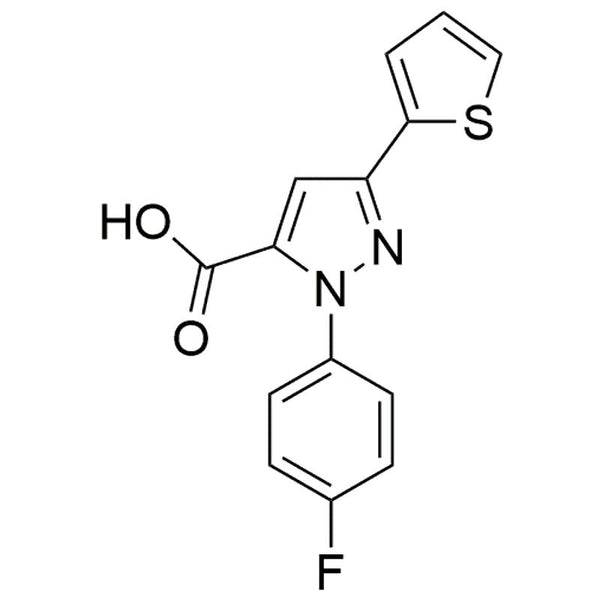 1-(4-Fluorophenyl)-3-(thiophen-2-yl)-1H-pyrazole-5-carboxylic acid|25827|618382-80-2