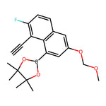 2-[8-Ethynyl-7-fluoro-3-(methoxymethoxy)-1-naphthalenyl]-4,4,5,5-tetramethyl-1,3,2-dioxaborolane|CS-0641083|2858674-33-4
