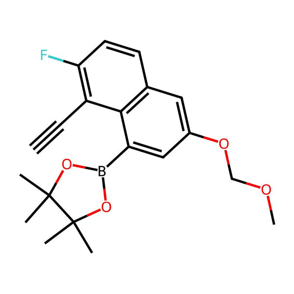 2-[8-Ethynyl-7-fluoro-3-(methoxymethoxy)-1-naphthalenyl]-4,4,5,5-tetramethyl-1,3,2-dioxaborolane|CS-0641083|2858674-33-4