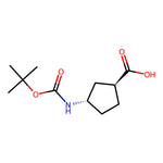 (1S,3S)-3-((tert-Butoxycarbonyl)amino)cyclopentanecarboxylic acid|CS-0041859|161601-29-2