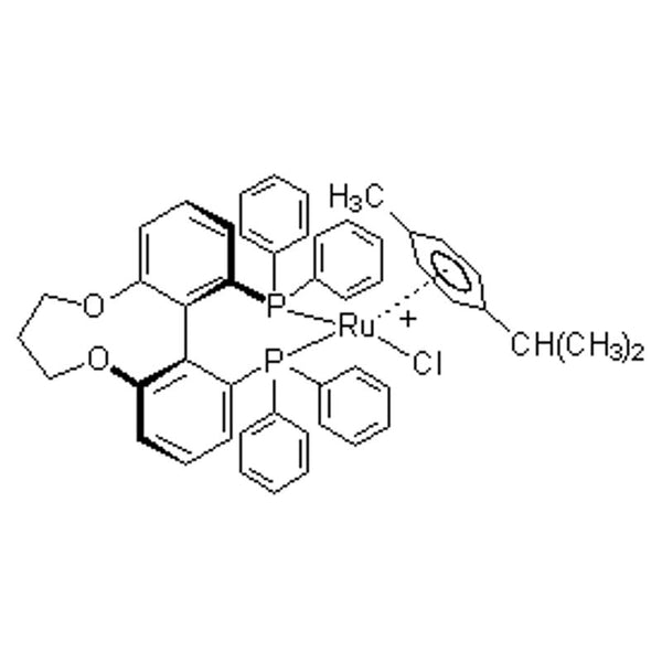 Chloro{(R)-(-)-1,13-bis(diphenylphosphino)-7,8-dihydro-6H-dibenzo[f,h][1,5]dioxonin}(p-cymene)ruthenium(II) chloride (R)-C3-TUNEPHOS-Ru|44-0109