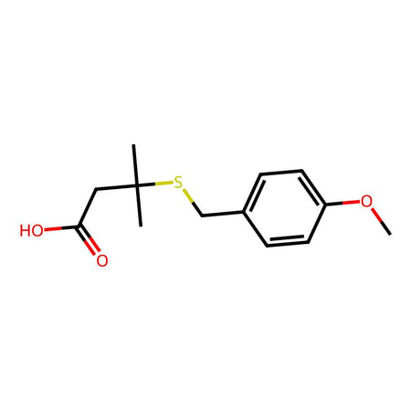 3-(4-Methoxy-benzylsulfanyl)-3-methyl-butyric acid|CPTD783819|268219-99-4