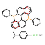 Chloro[(S)-(-)-5,5'-bis(diphenylphosphino)-4,4'-bi-1,3-benzodioxole](p-cymene)ruthenium(II) chloride|CS-0032068|944451-29-0