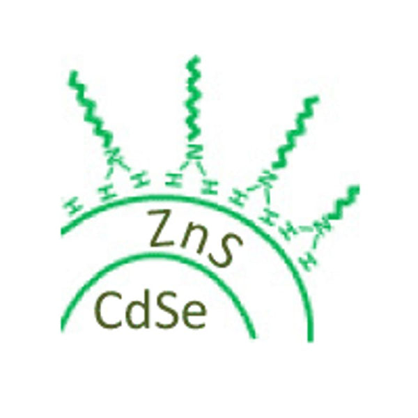 Cadmium selenide/Zinc sulfide quantum dots in solid form, Emission peak: 560nm, FWHM <35nm, QY >50%|48-1620