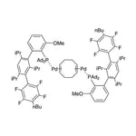 Bis{[2-(Diadamantylphosphino)-3-methoxy-2’,4’,6’-tri-i-propyl-3’-(2,3,5,6-tetrafluoro-4-butylphenyl)-1,1’-biphenyl]palladium(0)}1,5-cyclooctadiene, [AlPhos Palladium complex]|46-0241|1805783-51-0