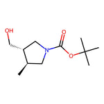 rel-1,1-Dimethylethyl (3R,4R)-3-(hydroxymethyl)-4-methyl-1-pyrrolidinecarboxylate|CS-0038966|1349715-96-3