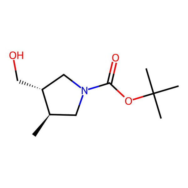 rel-1,1-Dimethylethyl (3R,4R)-3-(hydroxymethyl)-4-methyl-1-pyrrolidinecarboxylate|CS-0038966|1349715-96-3