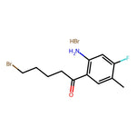 1-(2-Amino-4-fluoro-5-methylphenyl)-5-bromopentan-1-one hydrobromide|CS-0530362|2832911-62-1