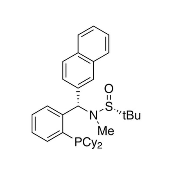 [S(R)]-N-[(S)-[2-(Dicyclohexylphosphino)phenyl]-2-naphthalenylmethyl]-N,2-dimethyl-2-propanesulfinamide, 95%|15-8442