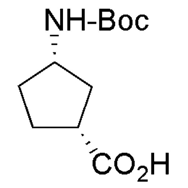 (-)-(1R,3S)-N-Boc-3-aminocyclopentane carboxylic acid|15221|161660-94-2