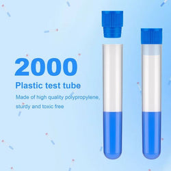 biologix 12x75mm (5ml) clear polystyrene non-sterile test tubes.  caps sold separately. 500 tubes/pack, 4 packs/case|12-1275