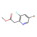 Methyl 2-(5-bromo-3-fluoropyridin-2-yl)acetate|CS-0506593|1267856-55-2