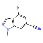 4-Bromo-1-methyl-1H-indazole-6-carbonitrile|CS-0501454|2089041-34-7