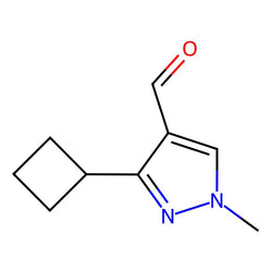 3-Cyclobutyl-1-methyl-1H-pyrazole-4-carbaldehyde|CS-0083834|1824343-92-1