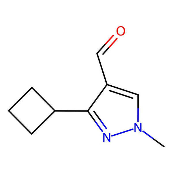 3-Cyclobutyl-1-methyl-1H-pyrazole-4-carbaldehyde|CS-0083834|1824343-92-1