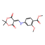 Methyl 4-(((2,2-dimethyl-4,6-dioxo-1,3-dioxan-5-ylidene)methyl)amino)-2-methoxybenzoate|CS-0153776|205448-64-2