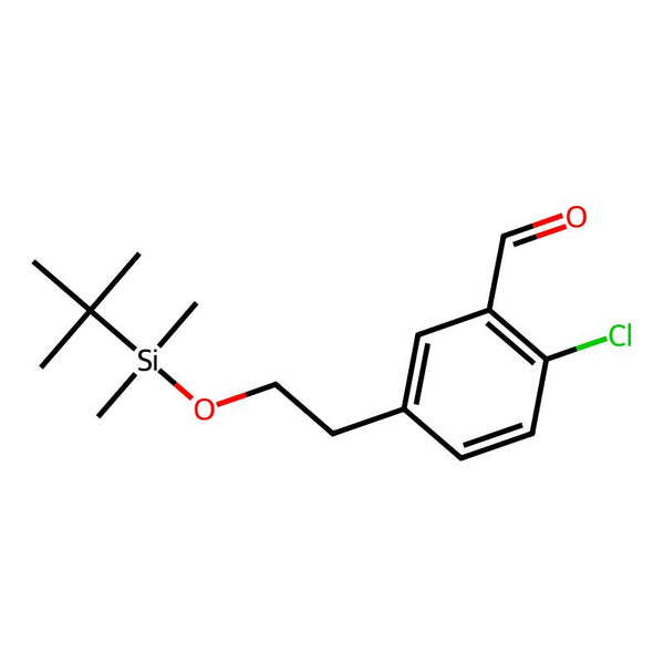 5-(2-((tert-Butyldimethylsilyl)oxy)ethyl)-2-chlorobenzaldehyde|CS-0103008|1911653-47-8