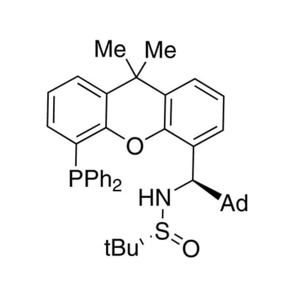 [S(R)]-N-((1R)-(Adamantan-1-yl)(5-(diphenylphosphanyl)-9,9-dimethyl-9H-xanthen-4-yl)methyl)-2-methyl-2-propanesulfinamide, 95%|15-8406|2162939-91-3