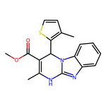 Methyl 2-methyl-4-(3-methylthiophen-2-yl)-4,10-dihydrobenzo[4,5]imidazo[1,2-a]pyrimidine-3-carboxylate|CS-0432841|879027-86-8