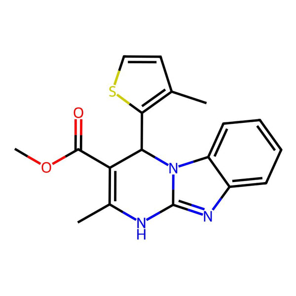 Methyl 2-methyl-4-(3-methylthiophen-2-yl)-4,10-dihydrobenzo[4,5]imidazo[1,2-a]pyrimidine-3-carboxylate|CS-0432841|879027-86-8