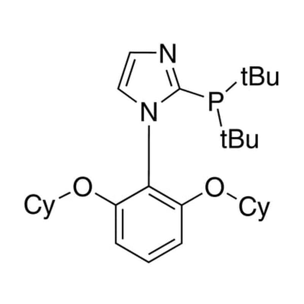 1-[2,6-Bis(cyclohexyloxy)phenyl]-2-(di-tertbutylphosphaneyl)-1H-imidazole, min. 95%|15-3360|2179272-79-6